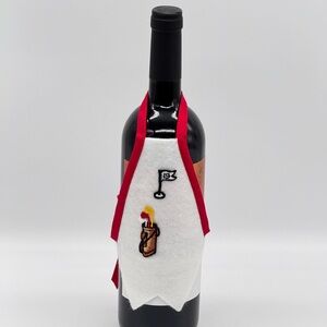 Golf 19 Hole Wine Bottle Apron